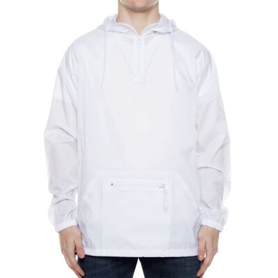 Unisex Nylon Packable Pullover Anorak Jacket Thumbnail