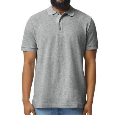 Unisex Midweight Double Pique Polo Thumbnail