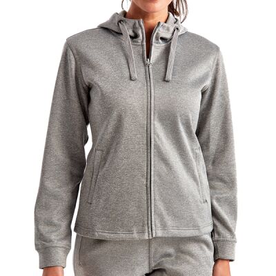 Ladies' Spun Dyed Full-Zip Hooded Sweatshirt Thumbnail