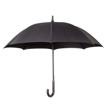 Executive Umbrella With Curved Faux Leather Handle Thumbnail