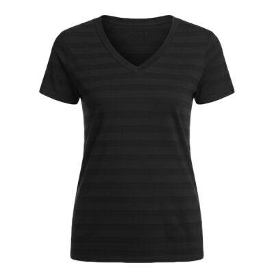 Women's Invisible Stripe V-Neck T-Shirt Thumbnail