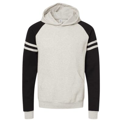 Unisex NuBlend ® Varsity Colorblock Hooded Sweatshirt Thumbnail