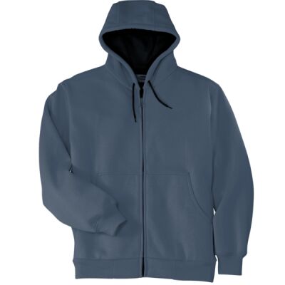 Heavyweight Full Zip Hooded Sweatshirt with Thermal Lining Thumbnail