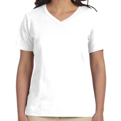 Ladies' Premium Jersey V-Neck T-Shirt Thumbnail