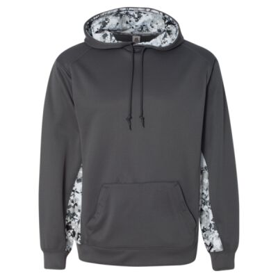 Men's Digital Camo Colorblock Performance Fleece Hooded Sweatshirt Thumbnail