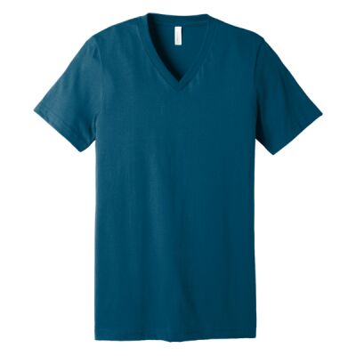 Unisex Jersey Short Sleeve V Neck Tee Thumbnail