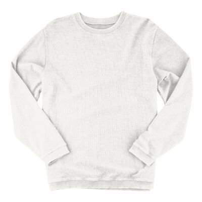 Unisex Corded Crewneck Sweatshirt Thumbnail