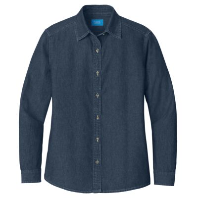 Women's Long Sleeve Value Denim Shirt Thumbnail