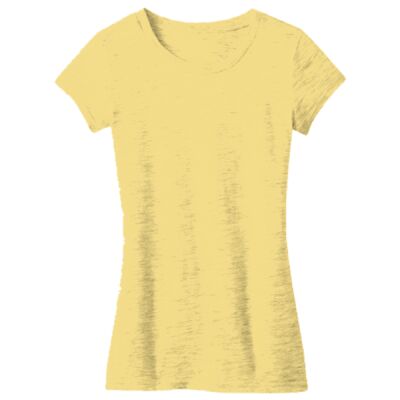 Juniors Extreme Heather Cap Sleeve Crew Tee Thumbnail