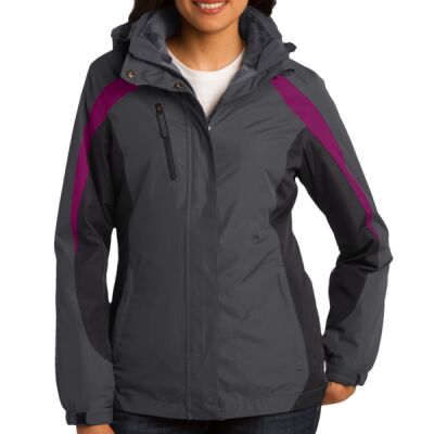 Ladies Colorblock 3 in 1 Jacket Thumbnail